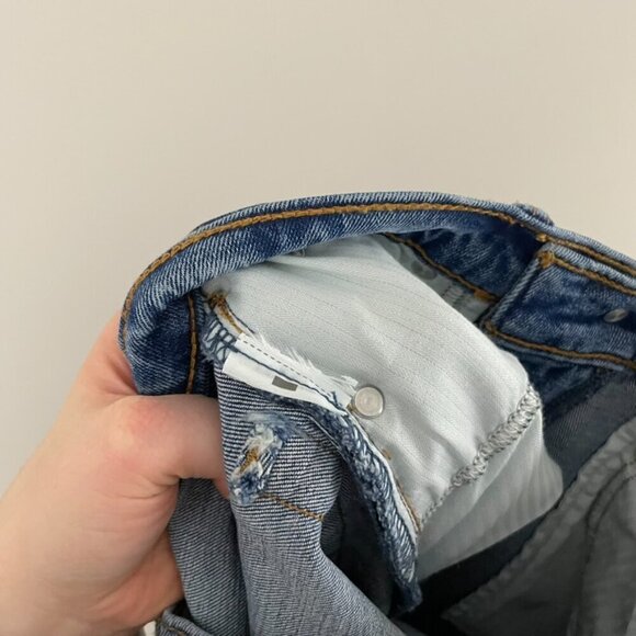 Abercrombie & Fitch Ultra High Rise The Ankle Straight Jeans Size 24 Long - Picture 4 of 6